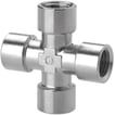 [3980305269] BSP adaptor-female cross-3/8 thread 2033 3/8  PIPE AND TUBING FITTING