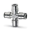 [3980305023] Push in fitting-equal tube  cross connector-8mm tube 6600 8  SUPER-RAPID FITTING