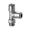 [3980305113] Push in fitting-swivel run tee-4mm tube -M5 thread 6442 4-M5  SUPER-RAPID FITTING
