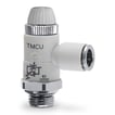 [3980305474] Plastic flow control valve-manual-cyl unidirect-1/4-6mm TMCU 974-1/4-6  FLOW-CONTROL VALVE