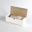 [5702643964] Gummibånd hvid 5x140mm 500g/pak