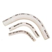 [5730100275] 32MM (1 1/4") BØJNING PVC TIL STIVE RØR HVID