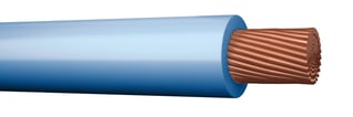 [5732112122] Monteringsledning H05Z-K HF 90 1x0,5 lyseblå SP200 300/500V