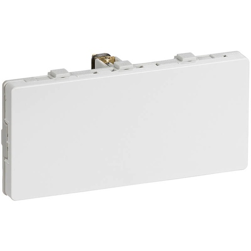 [1017035193] Fuga blænddæksel 2 modul vandret - hvid