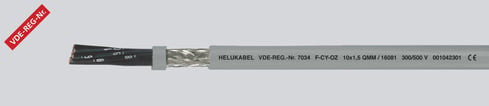 [5734426201] Styrekabel F-CY-OZ 3x0,5 qmm afmål