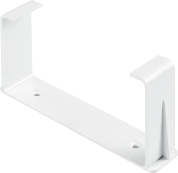 [7800443067] Flad 75 x150 mm kanalholder beslag Hvid PVC