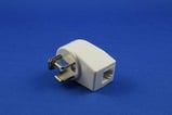 [6185000479] Telefonstikadapter 3P/  RJ11 hvid