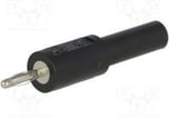 [6398611147] Bananstiksadapter - ADA Ø4/4mm Sort 1057