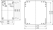 [7512421219] Grundplade galvaniseret 700X500