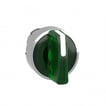[7517804352] Harmony drejegreb i metal for LED med 3 positioner og fjeder-retur fra H-til-M i grøn farve