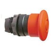 [7517903787] Harmony nødstopshoved i plast med Ø40 mm paddehoved i rød farve og træk for at frigøre