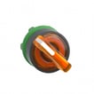 [7517906302] Harmony drejegreb i plast for LED med 2 faste positioner i orange farve