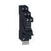 [7522605452] Zelio RSB stikbensrelæ i sokkel med diode og skilt 1 C/O kontakt på 16A og 24VDC forsyning
