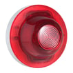 [7552351420] Blitz rød (ESI-80) Intellia. Sokkeltype ESI-10 ESI-20 forsynes fra sløjfen. Adresseres  via sokkel