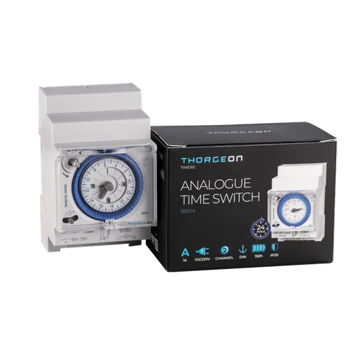 [18004] Analog tidskontakt 2-kanals THORGEON