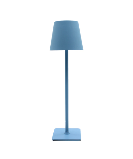[12339-13409] Opladelig LED bordlampe, Lyseblå, touch dæmpbar