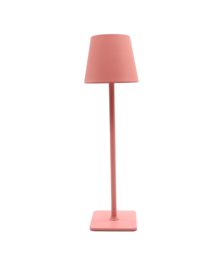 [12340-13410] Opladelig LED bordlampe, Pink, touch dæmpbar