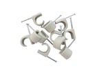 [7800434005] Clips rund 10-14 grå søm 30 i pakker a 100 styk