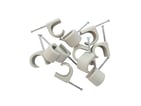[7800434009] Clips rund 10-14 grå søm 35 i pakker a 100 styk
