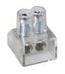 [7800437014] Samlemuffe dobbelt 2X10mm2 klar lige kærv 200stk