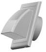 [7800443018] Rund Ø100 udvendigt gitter hvid