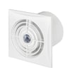 [7800443054] Silent ventilator med Timer & bevægelses sensor Ø100 System+ komplet med front panel
