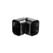 [7800449134] Vinkel 90G til varmepumpekanal 77 x 64 mm sort