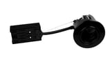 [7800560021] Thor 230V GU10 IP44 SS316 Sort Rund.