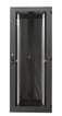 [7812363145] Gulvrack 800x800x1980 42U glasdør sort