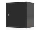 [7812364490] Enoc 19" vægskab W3 12-6-P-S sort pladedør