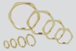 [7813101649] Møtrik messing EMC med skærekant M25