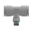 [7813109434] T-Stykke med gevind i midten Push-in fitting Ø6 G1/4 BSPP AISI316L CE1935/2004 -NSF godkendt - FOOD