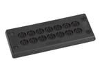 [7813994995] Kabelindgangsplade KDP Rektangulær KDP/Z 24/14 VE 5: Sort