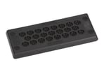 [7813995033] Kabelindgangsplade KDP Rektangulær KDP/Z 24/23 VE 5: Sort