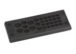 [7813995059] Kabelindgangsplade KDP Rektangulær KDP/Z 24/30 VE 5: Sort