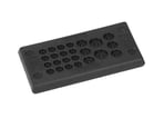 [7813995156] Kabelindgangsplade KDP Rektangulær KDP/Z 16/24 VE 5: Sort