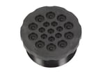 [7813995415] Kabelindgangsplade KDP rund KDP/ZR 63/18: Sort
