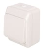 [7817202133] NORTIC Afbryder korrespondance IP44 Hvid 10A/250V