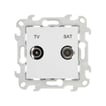 [7817203404] Simon 24 Harmonie multimedieudtag TV/SAT slutdåse hvid