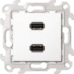 [7817203501] Simon 24 Harmonie dobbelt USB-udtag type A hvid