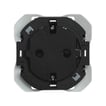 [7817204458] Simon 270 Clean stikkontakt 2-polet + jord Schuko mat sort