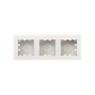 [7817204704] Simon 270 udvendig  underlag 3 modul med montageram mat hvid