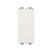 [7817204791] Simon 270 smal 1-polet afbryder med lys 10A - 230V mat hvid