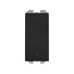 [7817204801] Simon 270 smal 2-polet afbryder med lys 10A - 230V mat sort