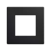 [7817205431] Simon 270 Icon ramme 1 modul mat sort