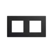 [7817205457] Simon 270 Icon ramme 2 modul mat sort