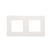 [7817205460] Simon 270 Icon ramme 2 modul mat hvid