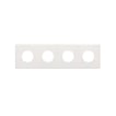 [7817205651] Simon 270 minima ramme til clean stikkontakt 4 modul mat hvid