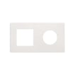 [7817205745] Simon 270 combi ramme 1 modul minima clean + 1 modul Icon mat hvid