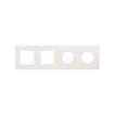 [7817205787] Simon 270 combi ramme 2 modul minima clean + 2 modul Icon mat hvid